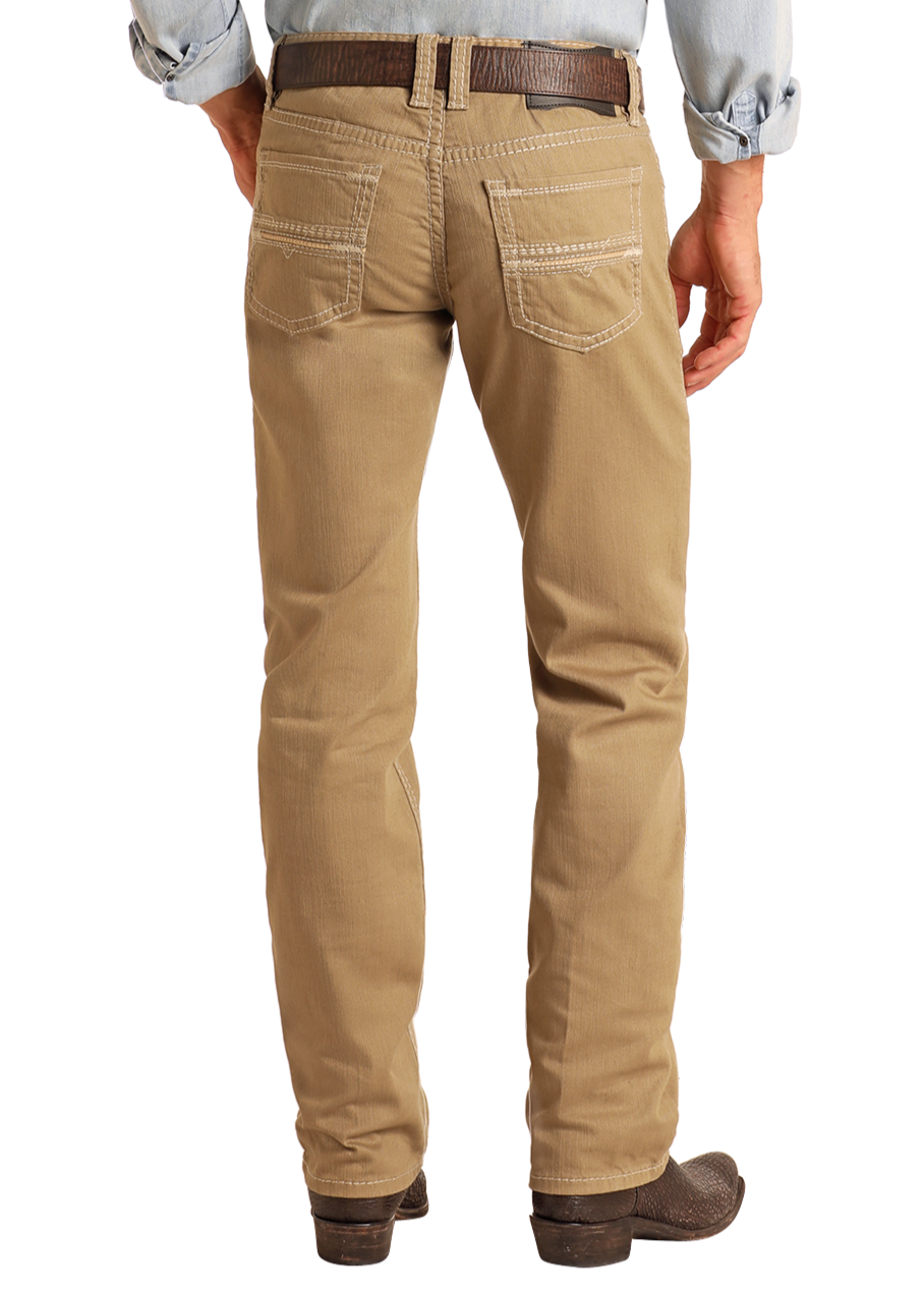 Skinny Jeans Mens Rolled Up Pant Leg Men's Khaki Slim Straight