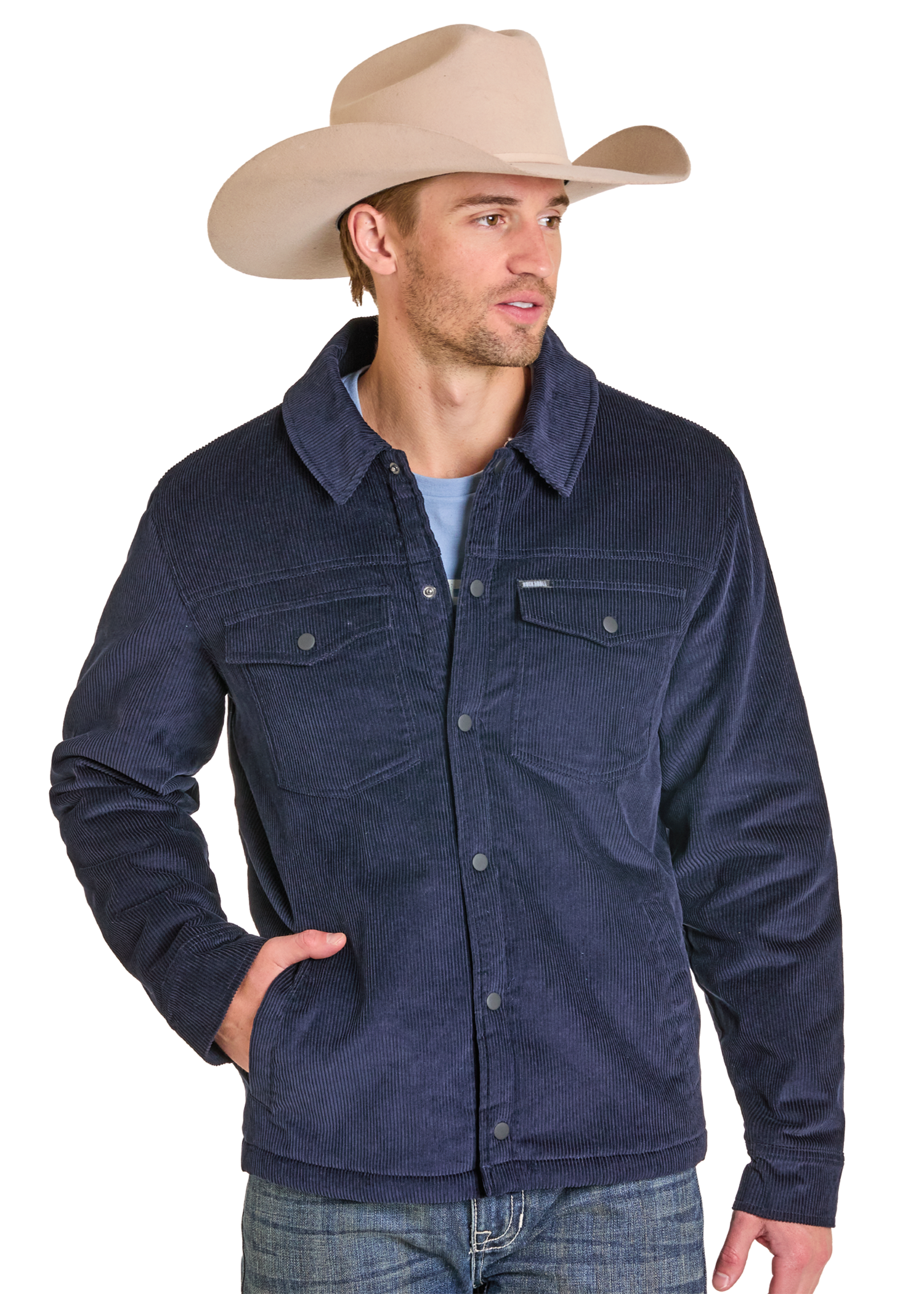 Men's Corduroy Jacket with Berber Lining | Rock & Roll Denim