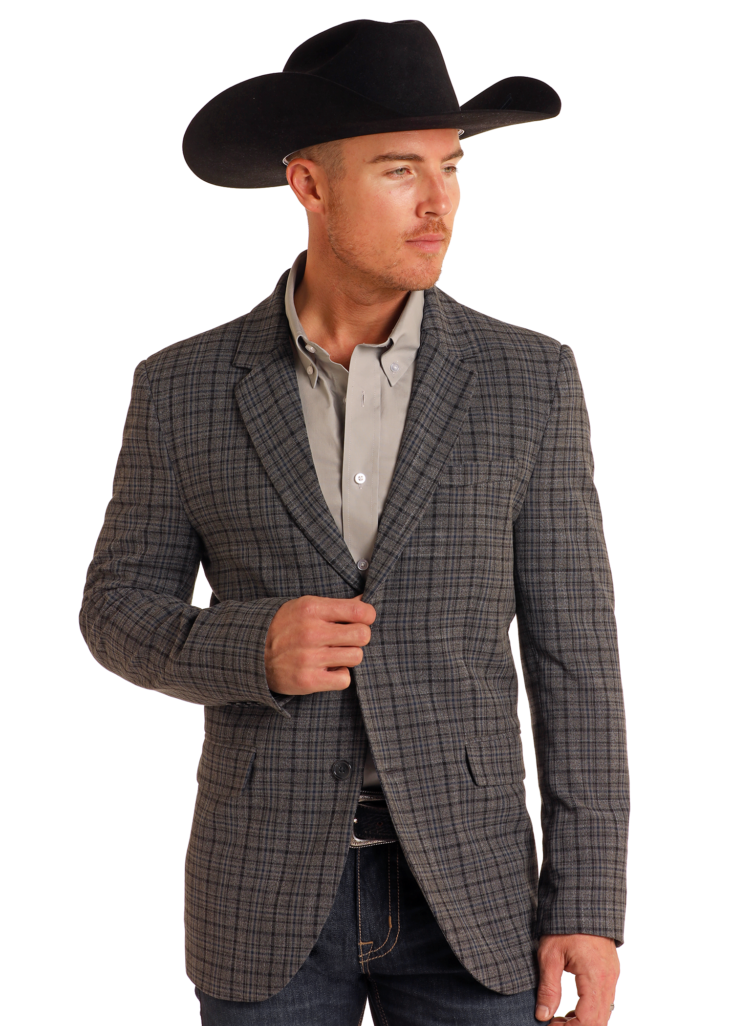 Mens grey sport coat sales