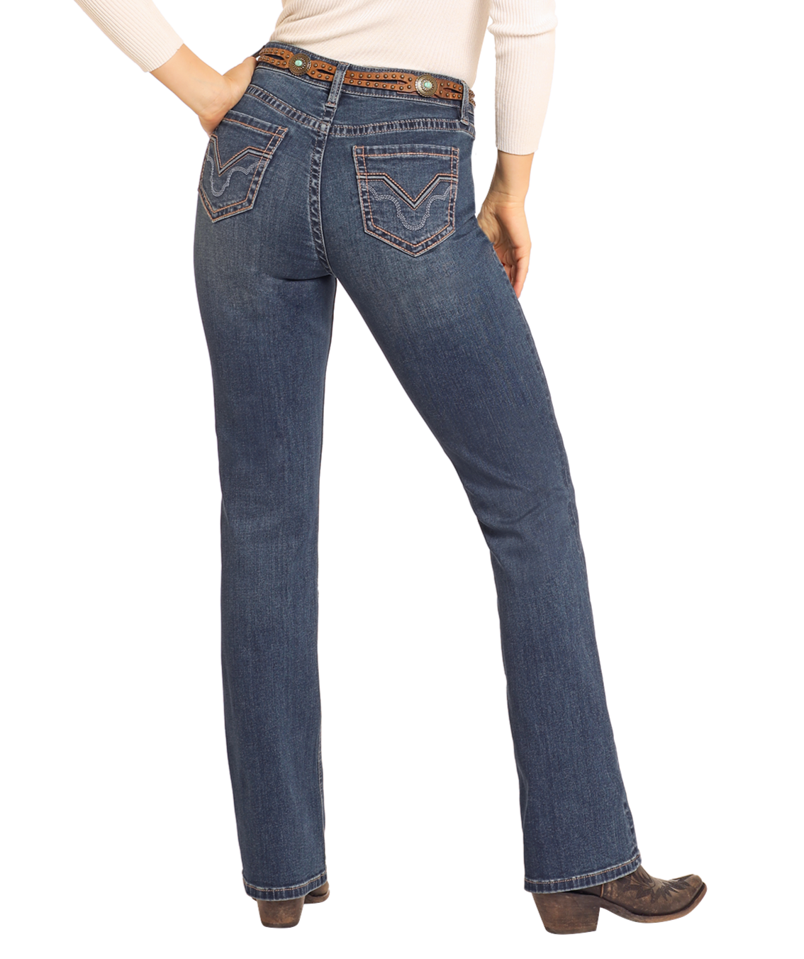 Bootcut jeans shops high waist