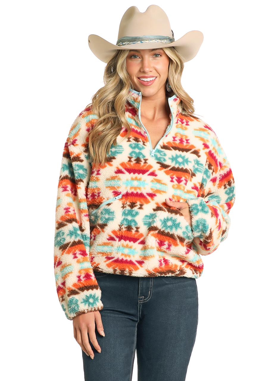 Sherpa aztec pullover sale