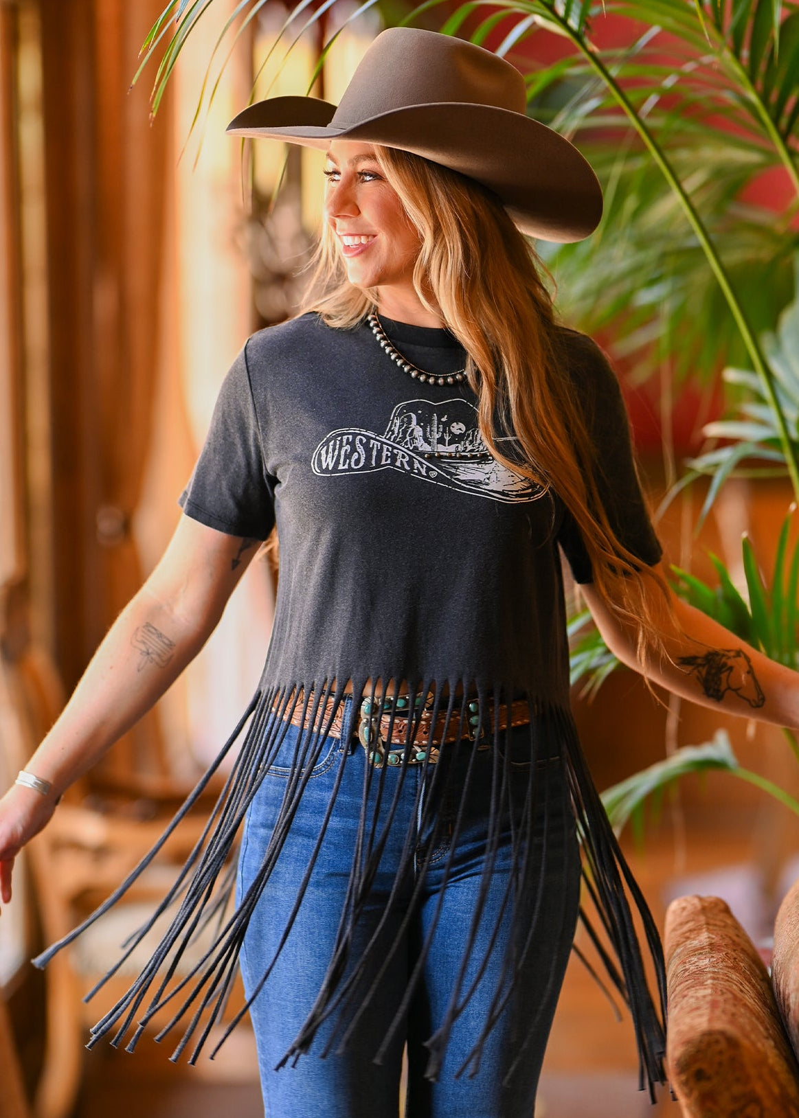 Cowgirl Western Show Shirts With Fringe Women's West Desperado