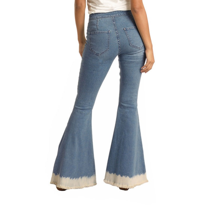 High waisted blue jean shops bell bottoms