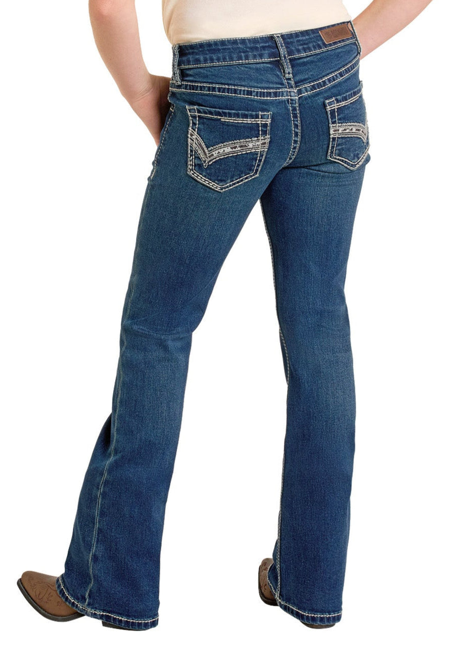 Bootcut Jeans Girls Cowgirl Jeans Cowboy Hat Cowboy Boot Cut Jeans
