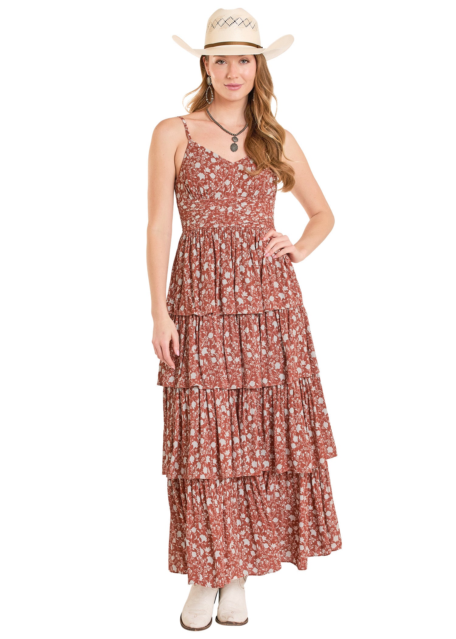 100 rayon maxi dress Angie Rayon Pullover Tassel Tie Maxi Dress Size Small NWT