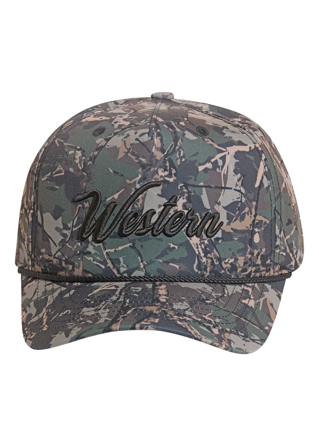 Camo Western Cap