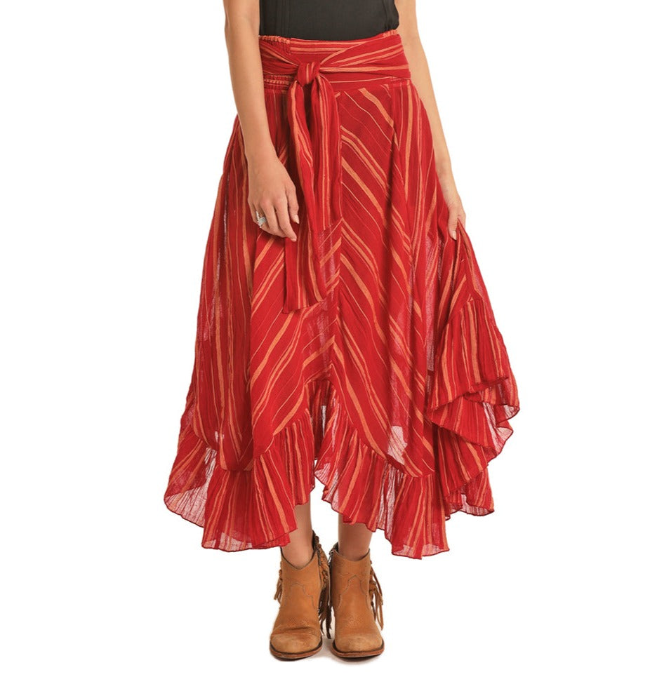 Ruffled Maxi Skirt