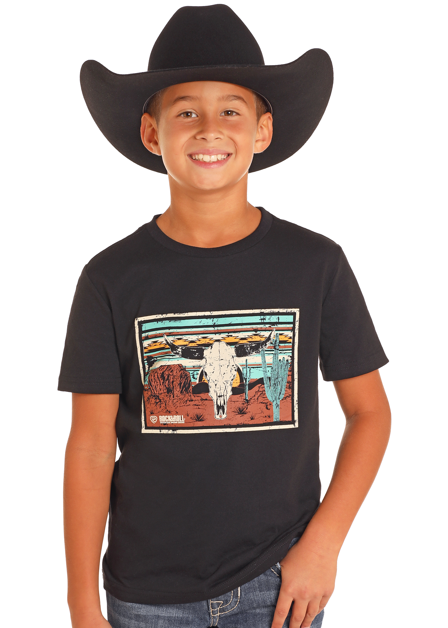 Boys' Desert Skull Graphic Tee