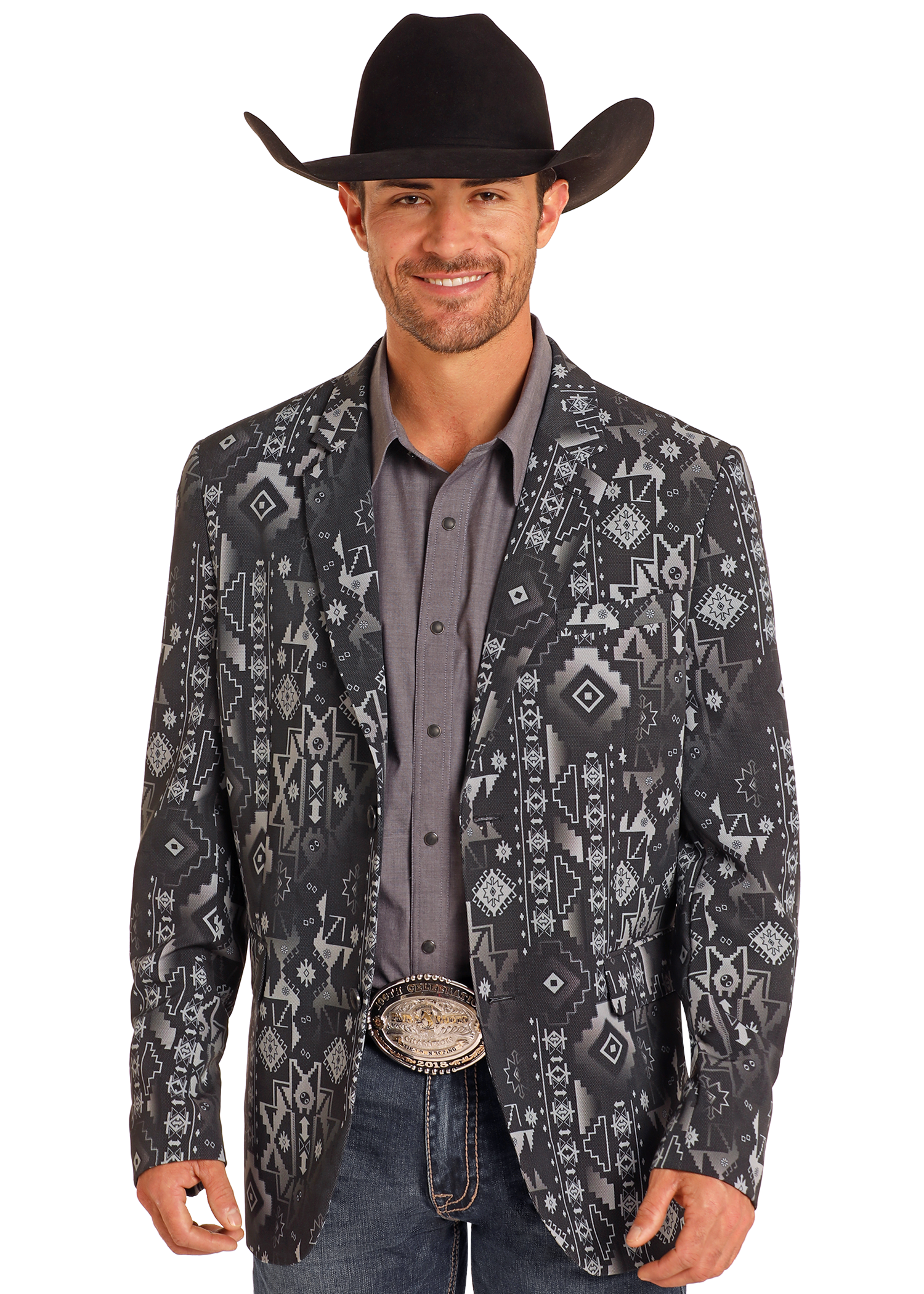 Black Aztec Sport Coat