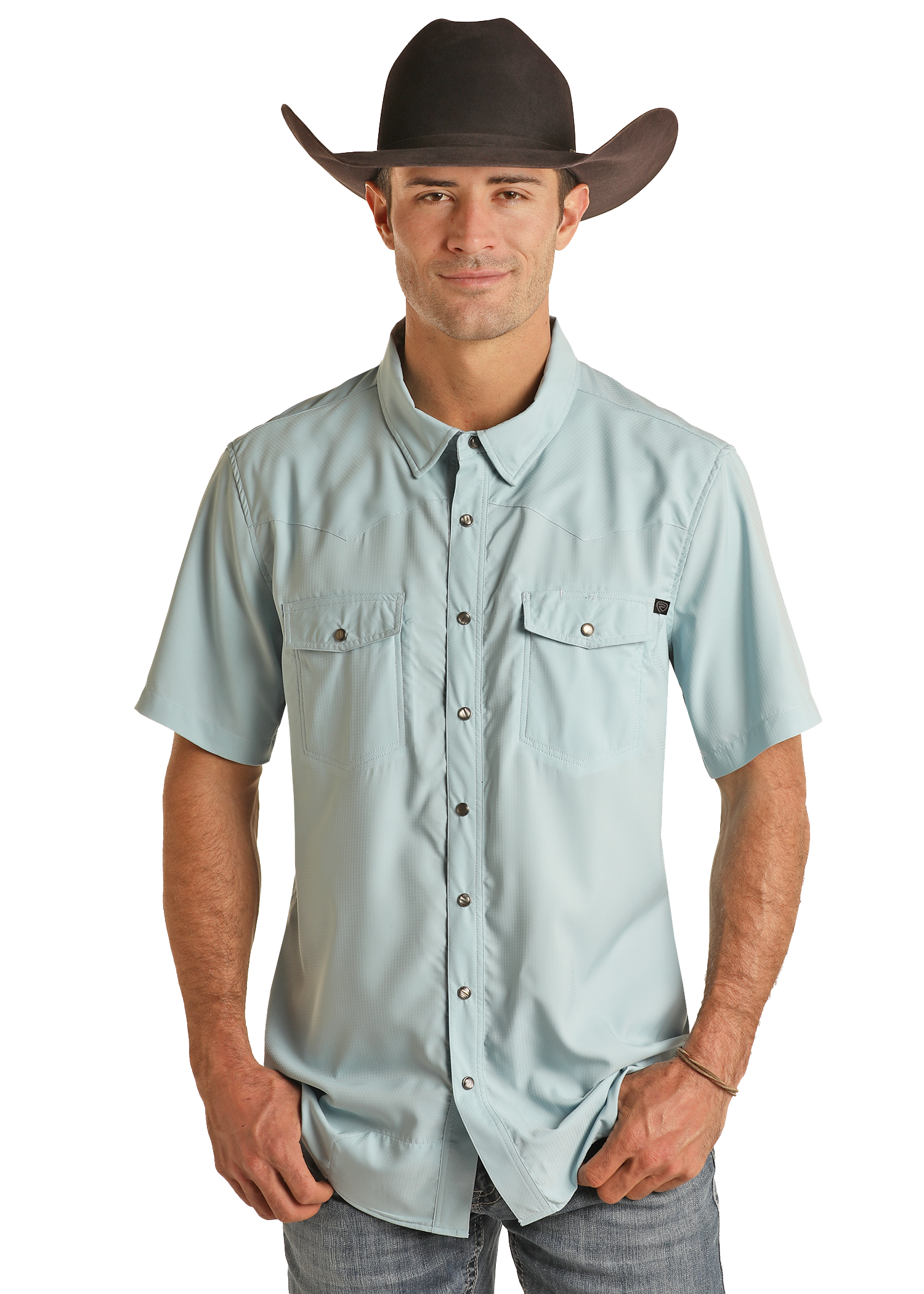 aqua dress shirt for men Aqua Polyester Evan Dress Shirt