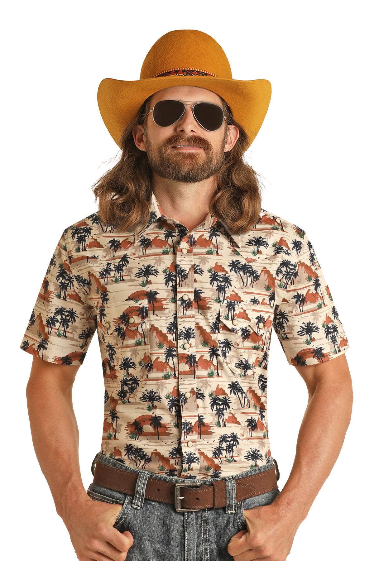 Dale Brisby Desert Short Sleeve Snap Shirt