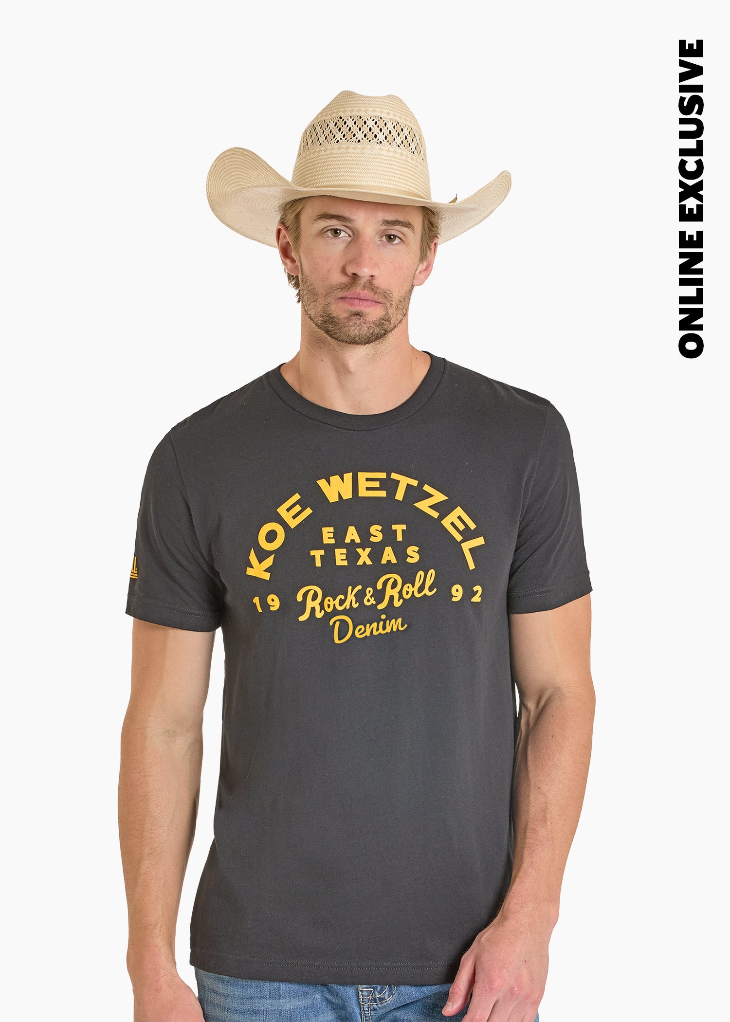 Koe Wetzel East Texas Rock & Roll T-Shirt - Black | Rock & Roll Denim