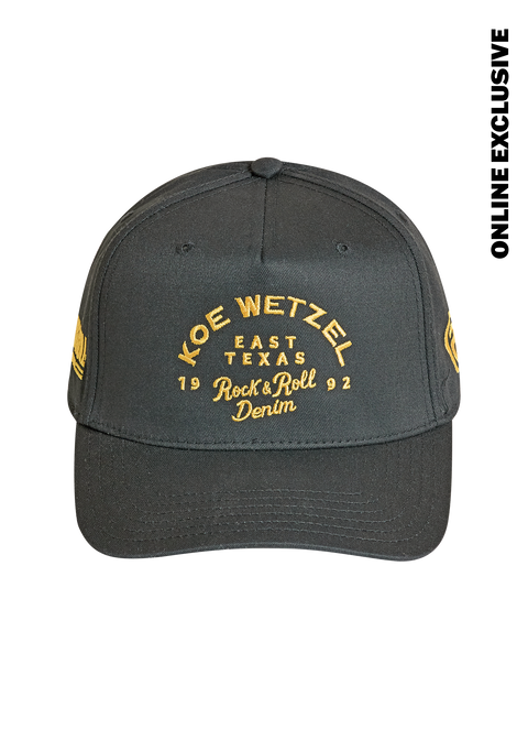 Koe Wetzel x RRD Cap - Black | Rock & Roll Denim