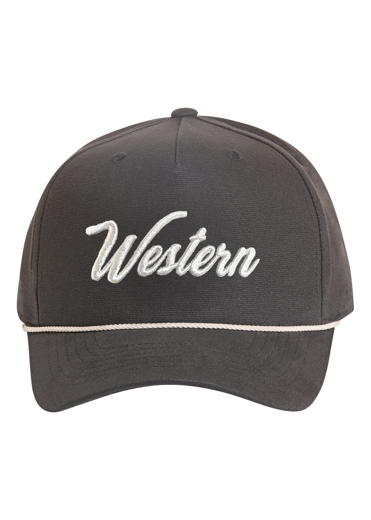 Back of the black Western cap