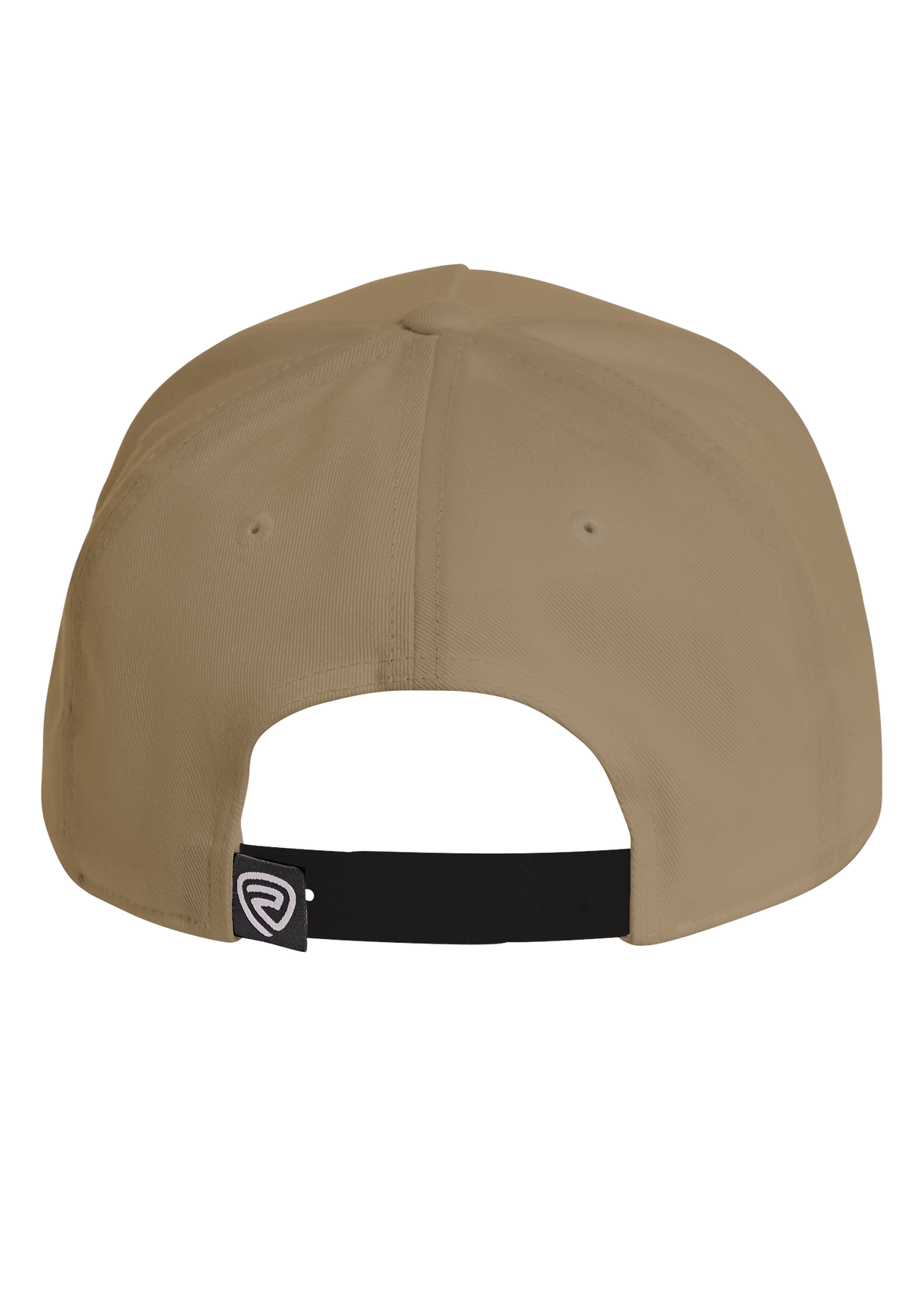 Back of a Khaki Rock and Roll Flag Cap