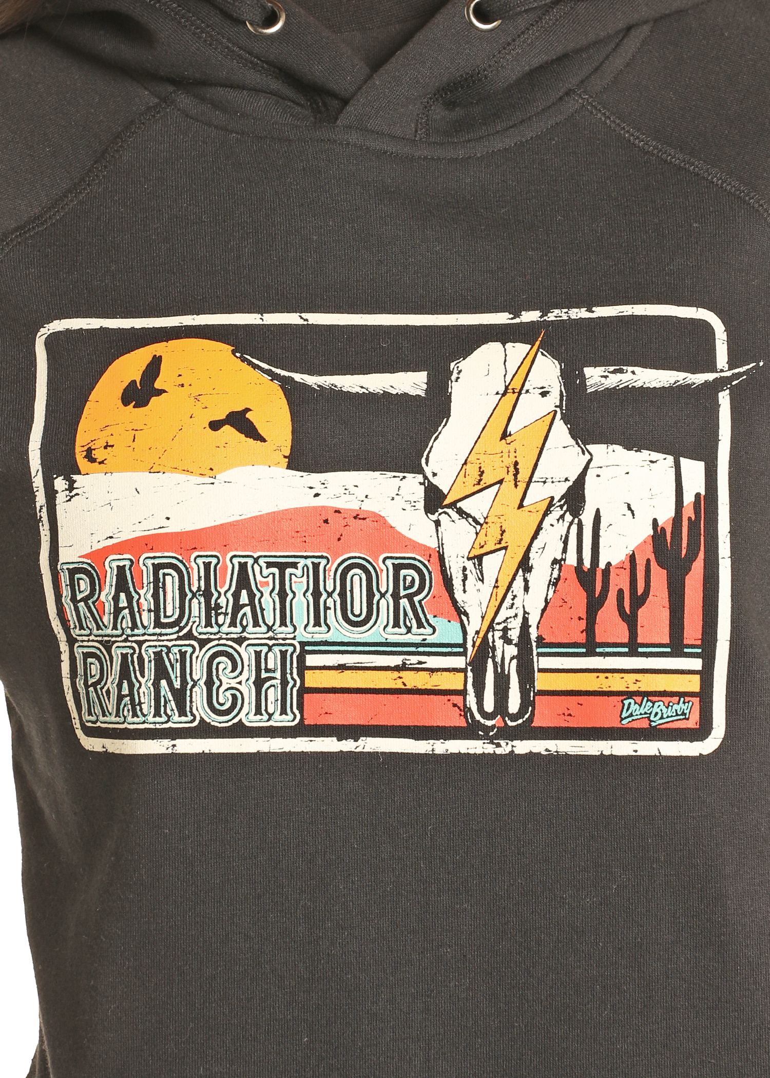 Men's Dale Brisby Radiator Ranch Graphic Hoodie | Rock Men's Dale Brisby Radiator Ranch Graphic Hoodie | Rock