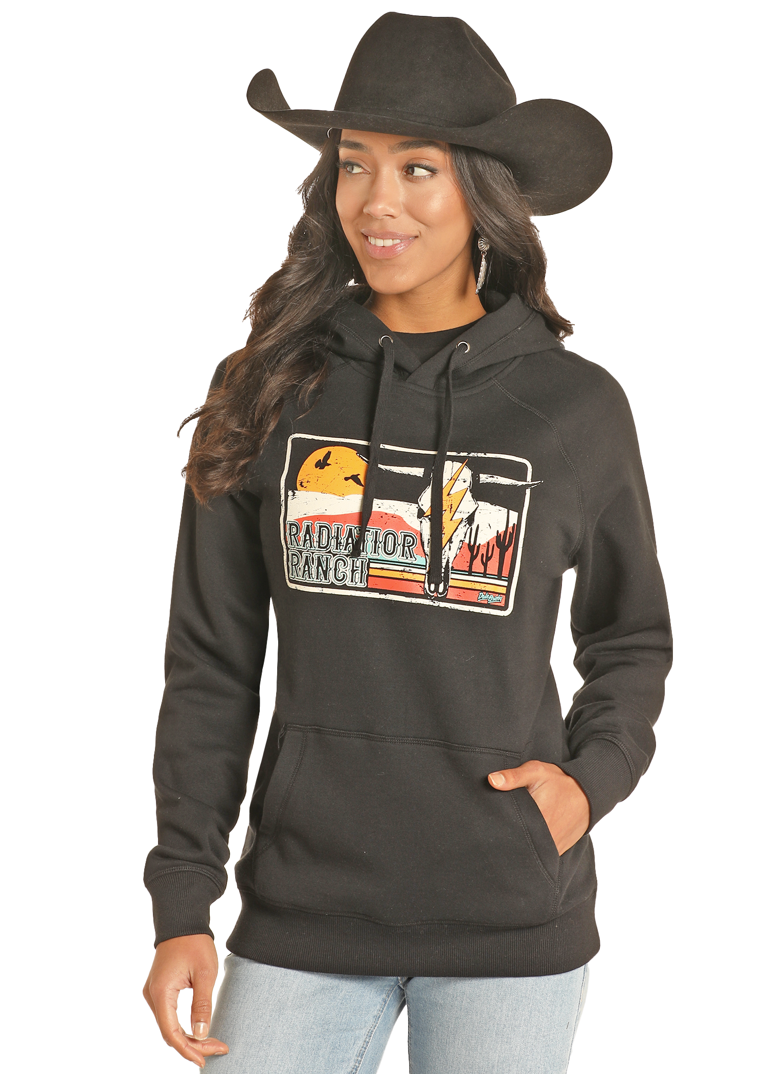 Men's Dale Brisby Radiator Ranch Graphic Hoodie | Rock Men's Dale Brisby Radiator Ranch Graphic Hoodie | Rock