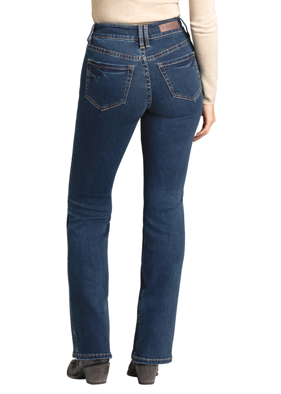Women's High Rise Side Button Bootcut Jeans | Rock & Roll Denim Women's High Rise Side Button Bootcut Jeans | Rock & Roll Denim