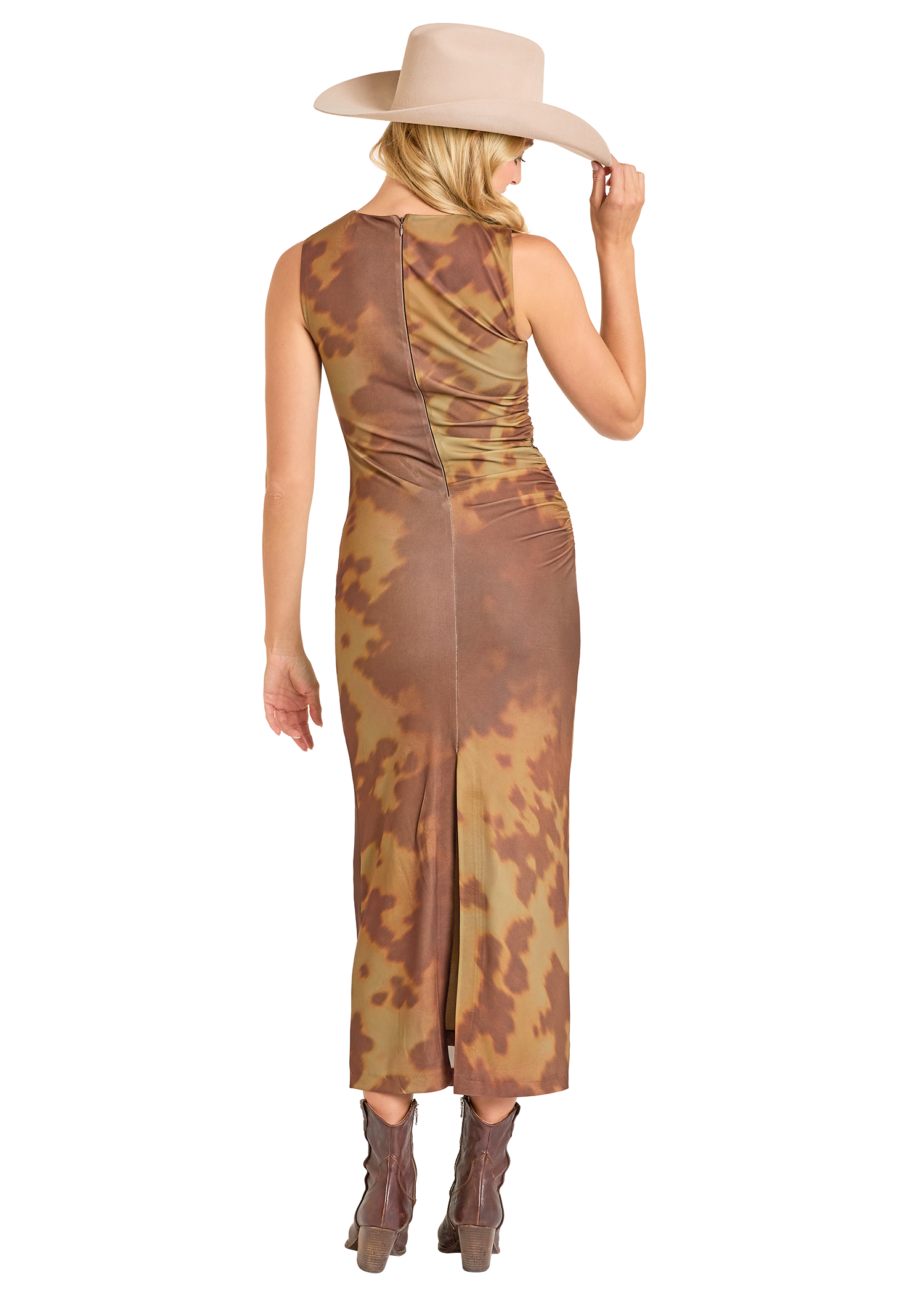 West Desperado Abstract Cowhide Print Dress West Desperado Abstract Cowhide Print Dress