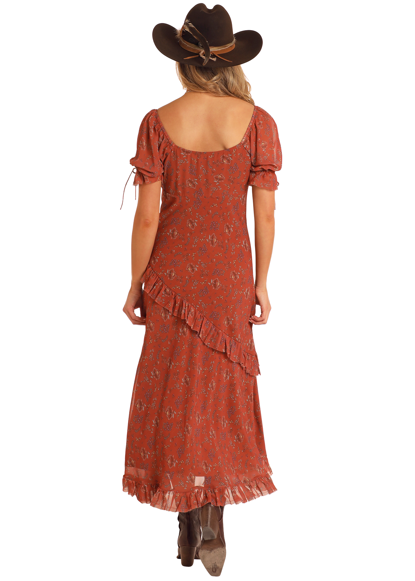 Women's Ruffled Maxi Dress | Rock & Roll Denim Women's Ruffled Maxi Dress | Rock & Roll Denim