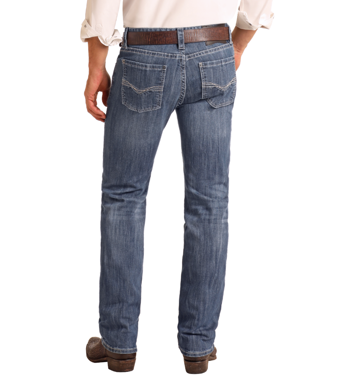 Slim Fit Straight Bootcut Jeans