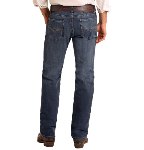 【MODERNIF】Rodin Black Blue Denim Pants Wide Denim Jeans Blue | Mini Rodini