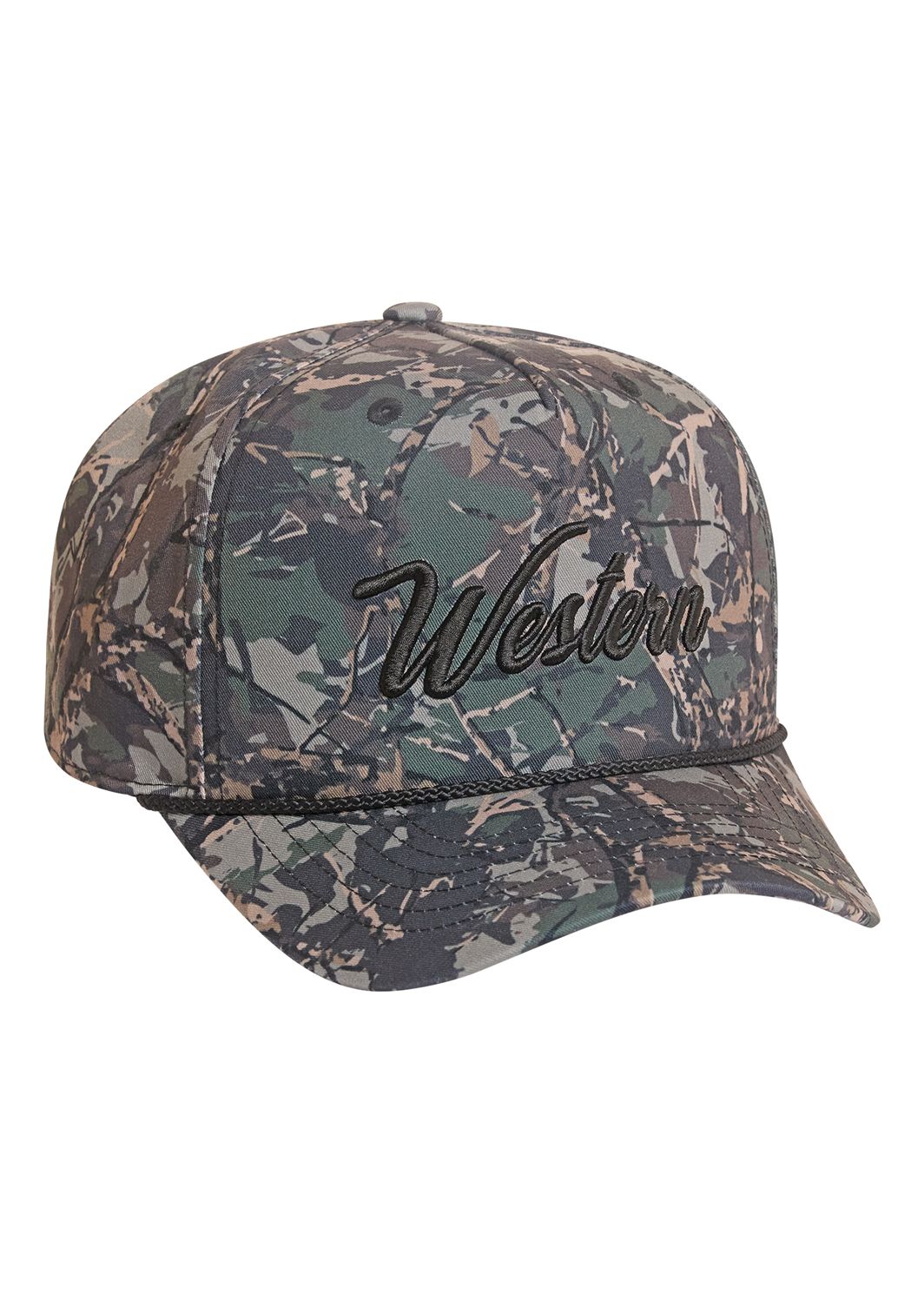 Camo Western Cap