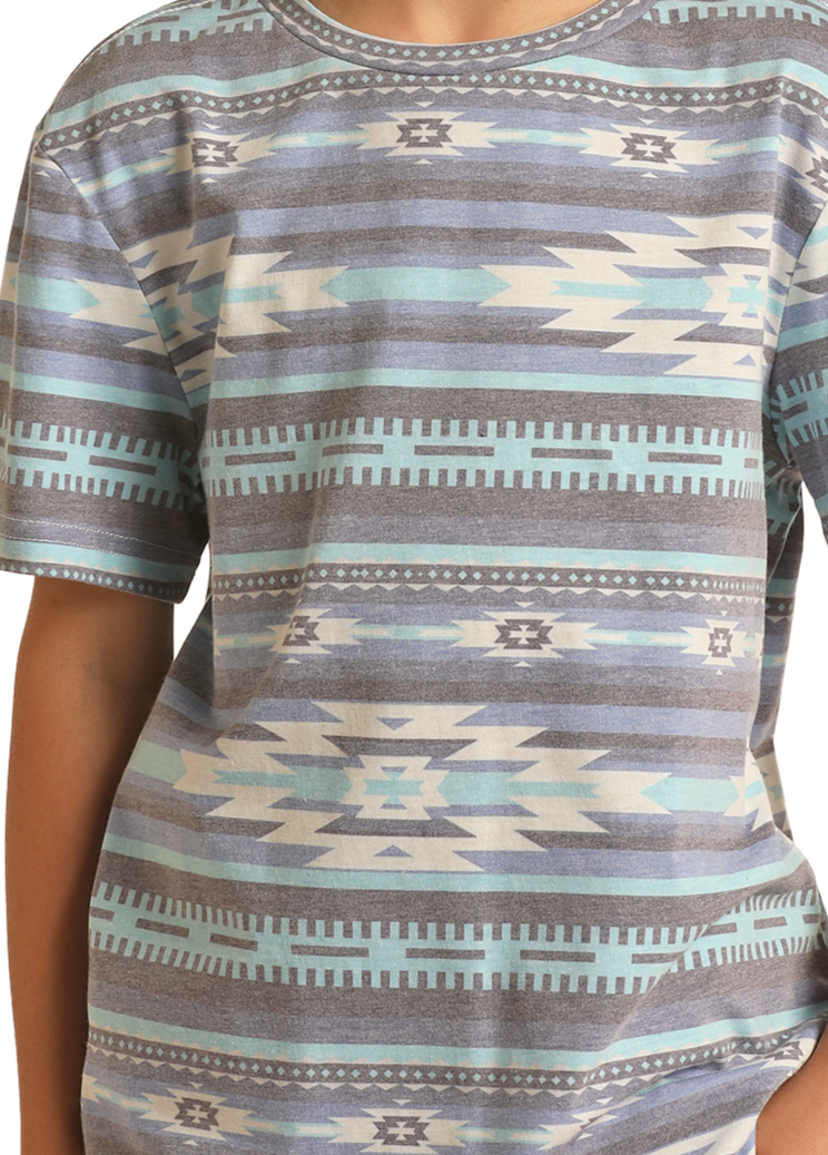 Boys' Aztec Print Tee