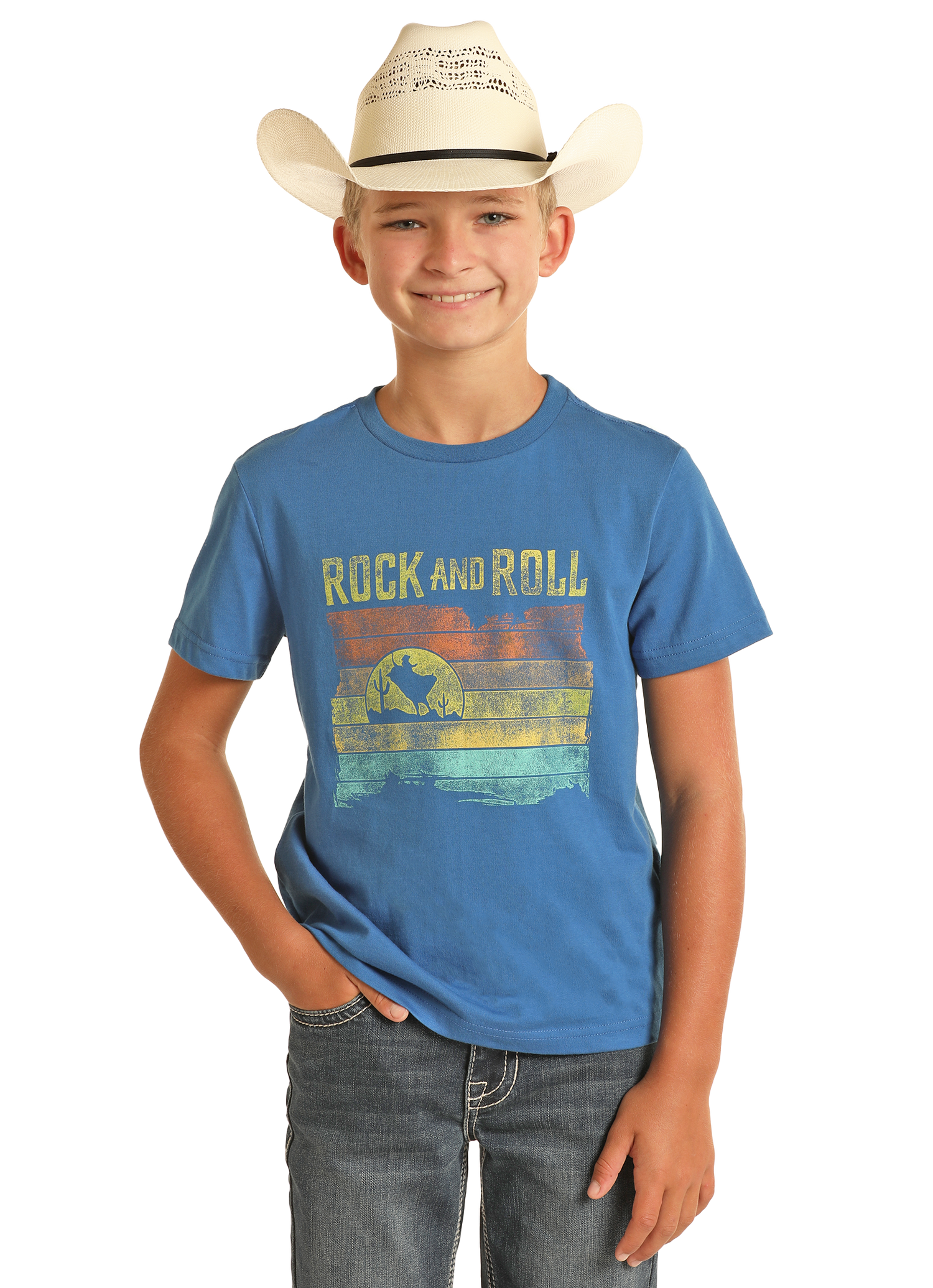 Boys' Bronco Print T-Shirt