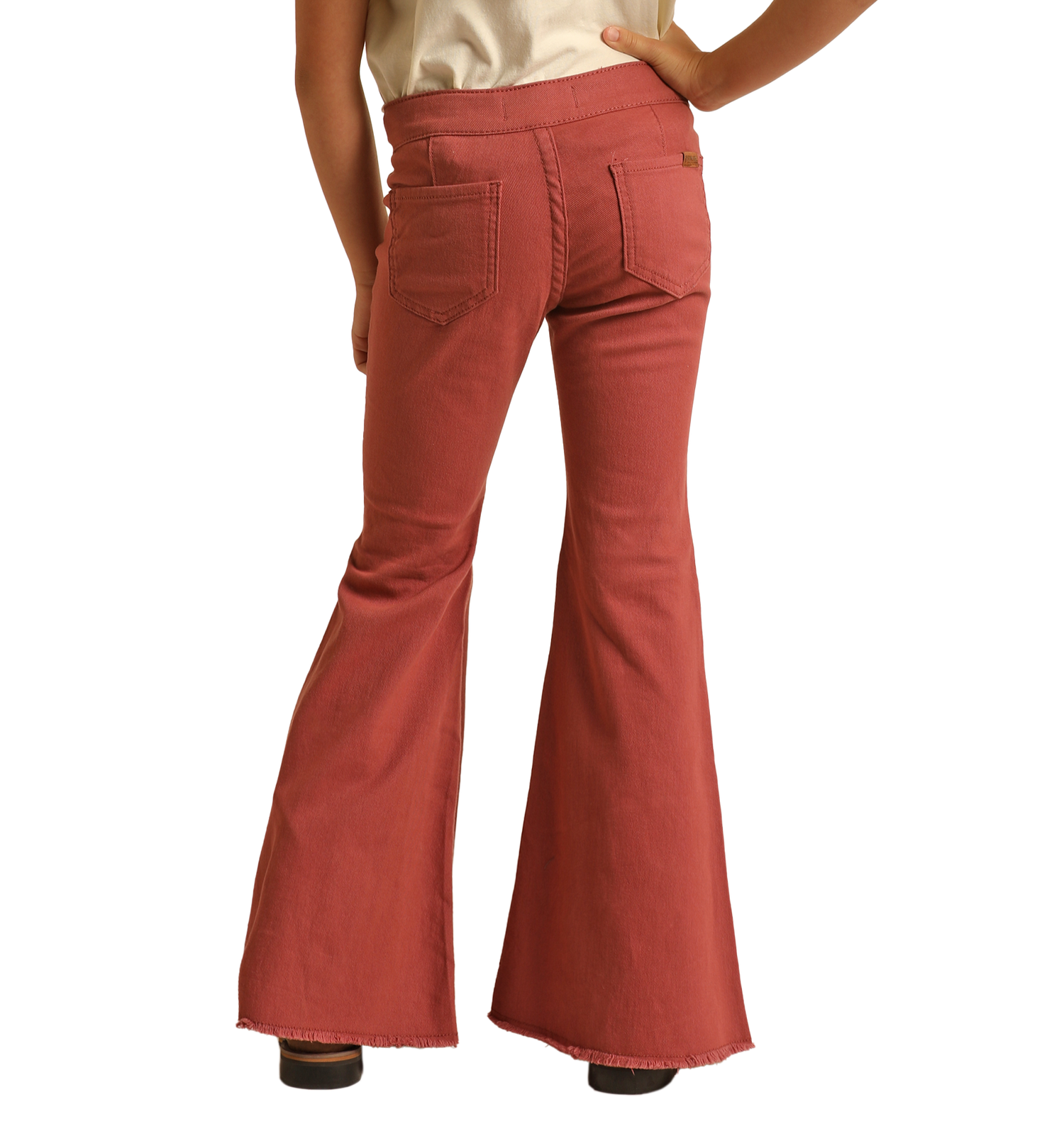 Girls' Slim High Rise Bell Bottoms