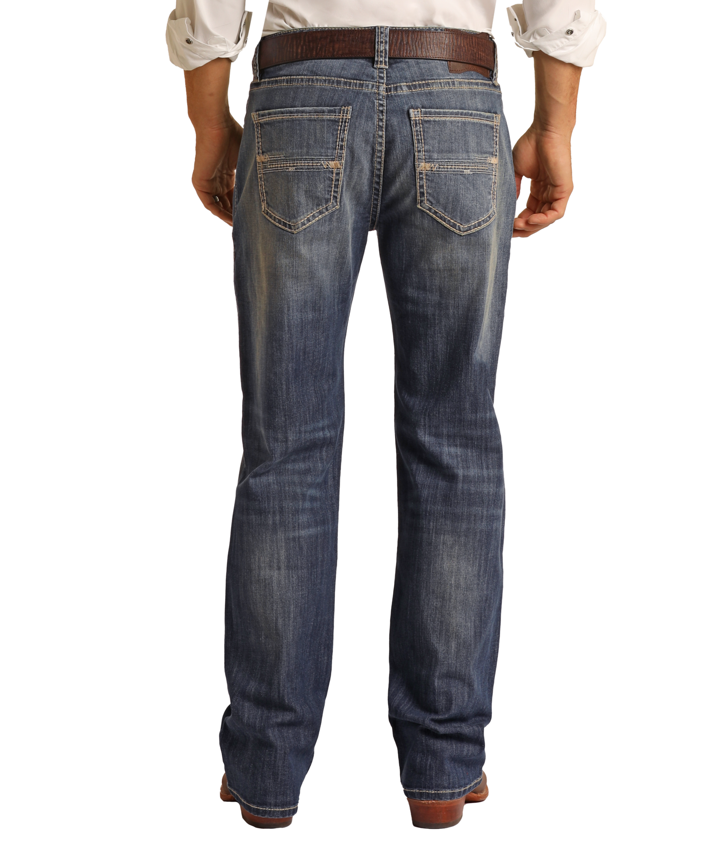 Relaxed Fit Straight Leg Jeans