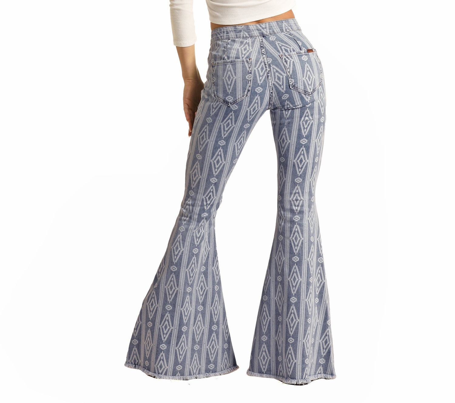 Aztec High Rise Bell Bottoms