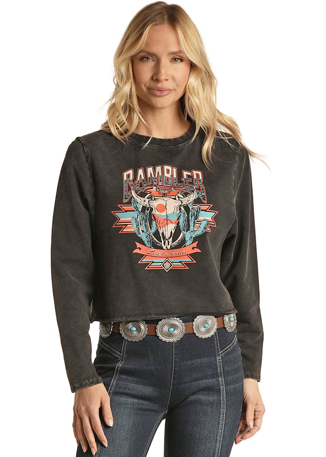 Rambler Cropped Long Sleeve T-Shirt