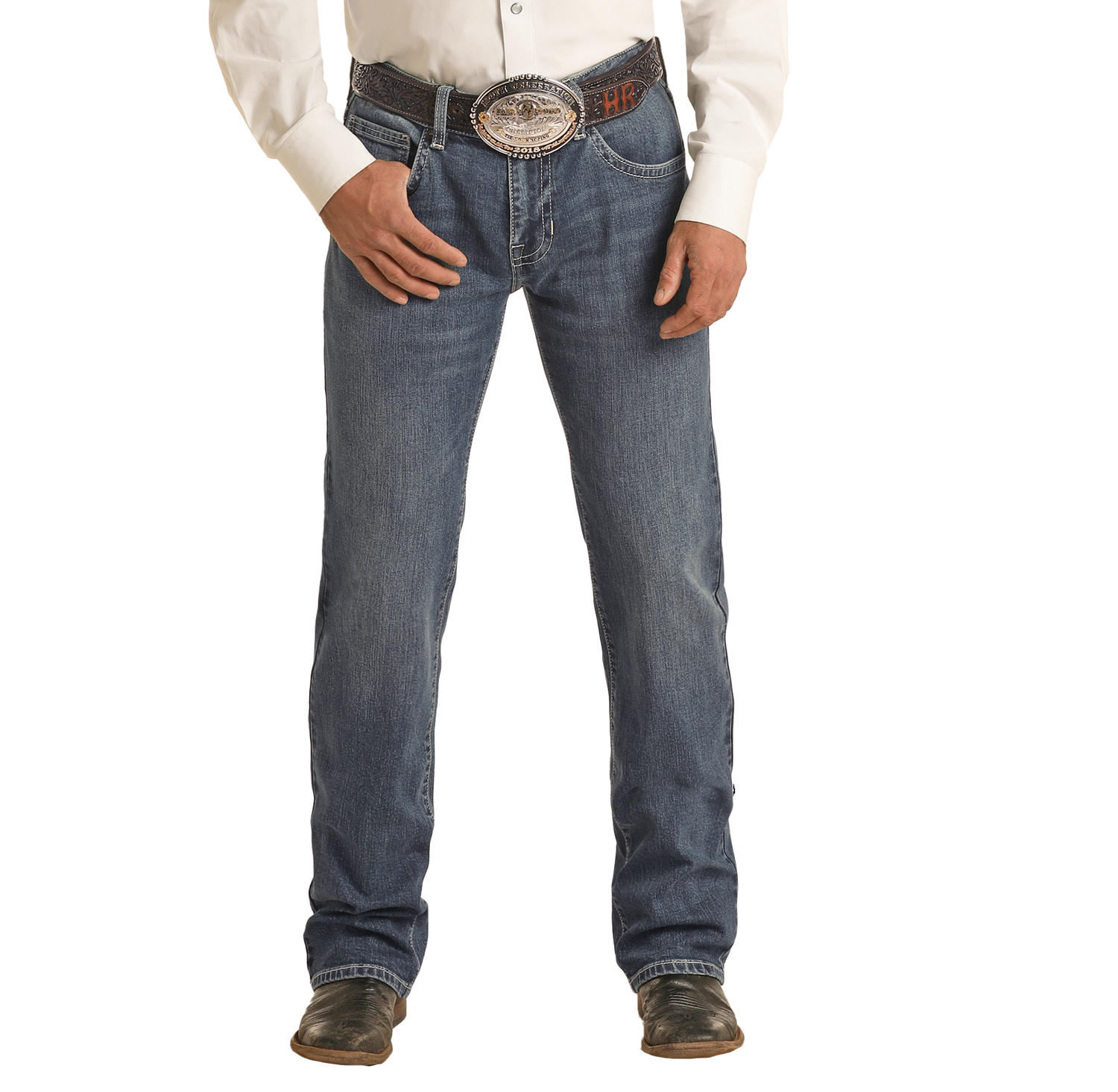 【KOOLOSET】Reversed Jeans Men's Vintage '46 Regular Fit Stackable Bootcut Jeans in