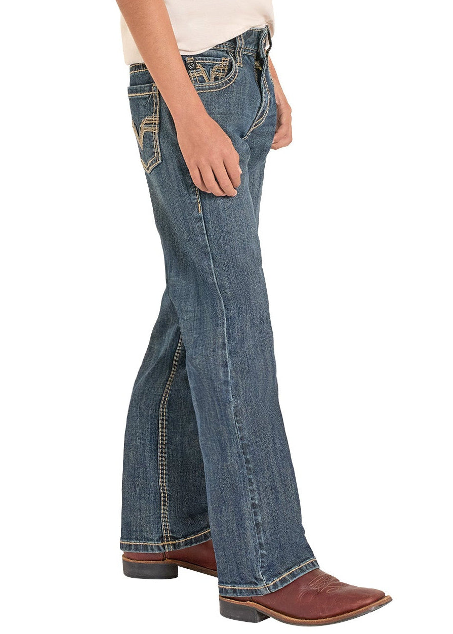 Person wearing a cowboy hat, white shirt, and blue jeans on a white background