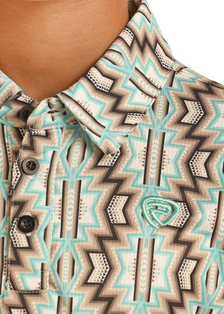 Boys' Aztec Polo