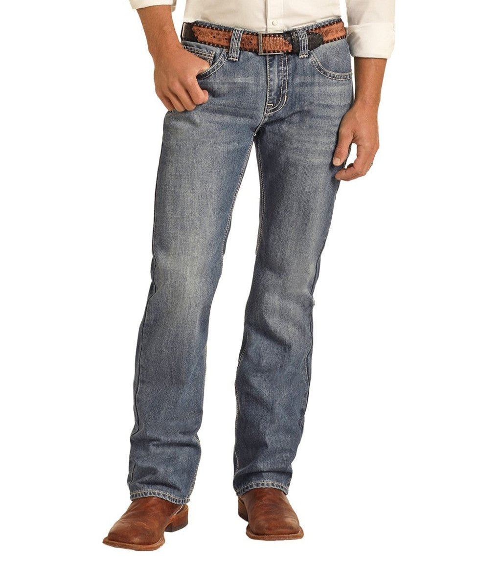 Regular Fit Straight Bootcut Jeans