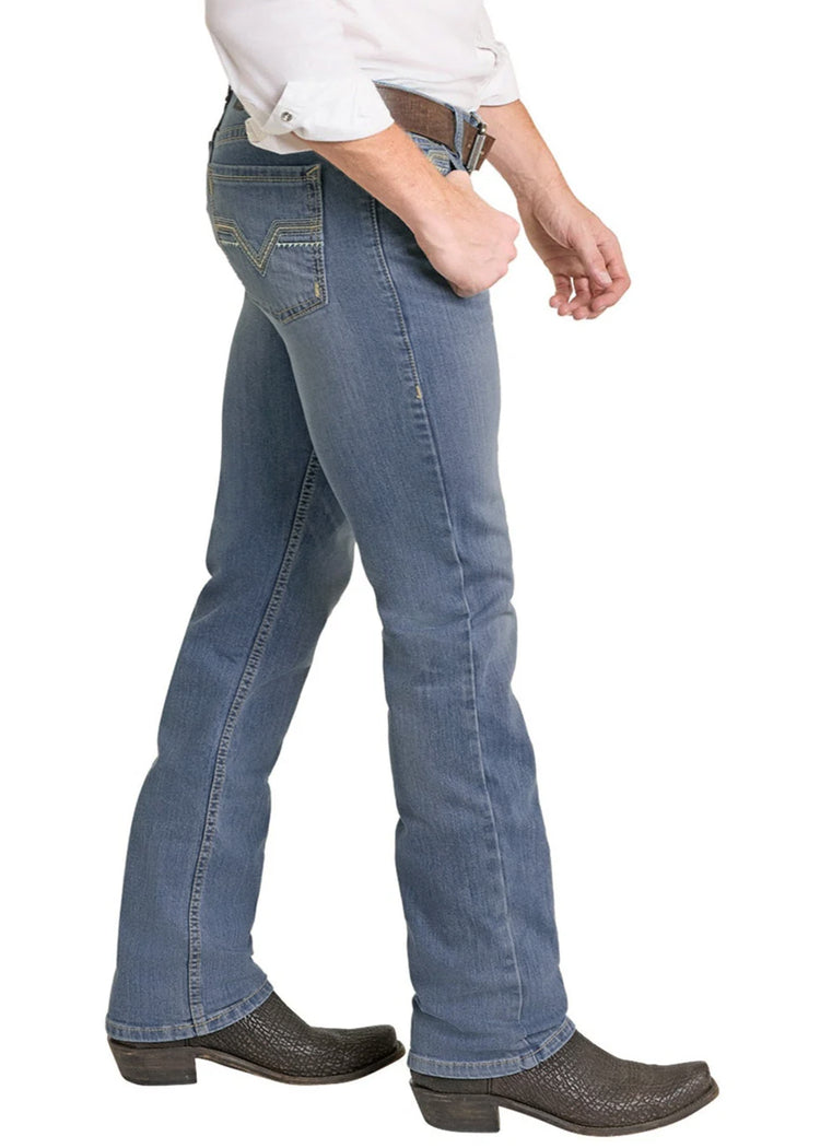 Men's Slim Fit Classic Pocket Straight Leg Jeans | Rock & Roll Denim