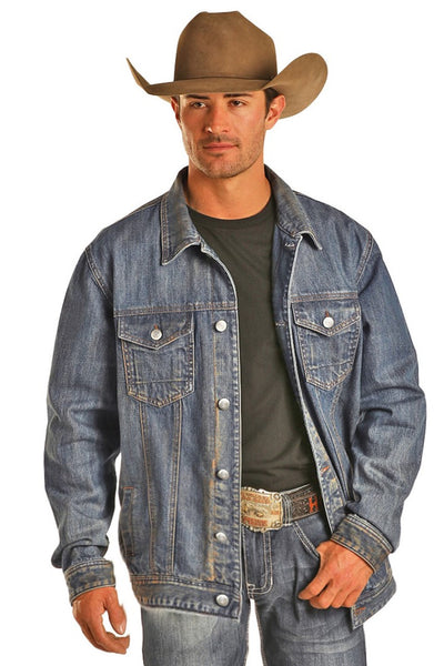 Oversize denim jacket mens best sale