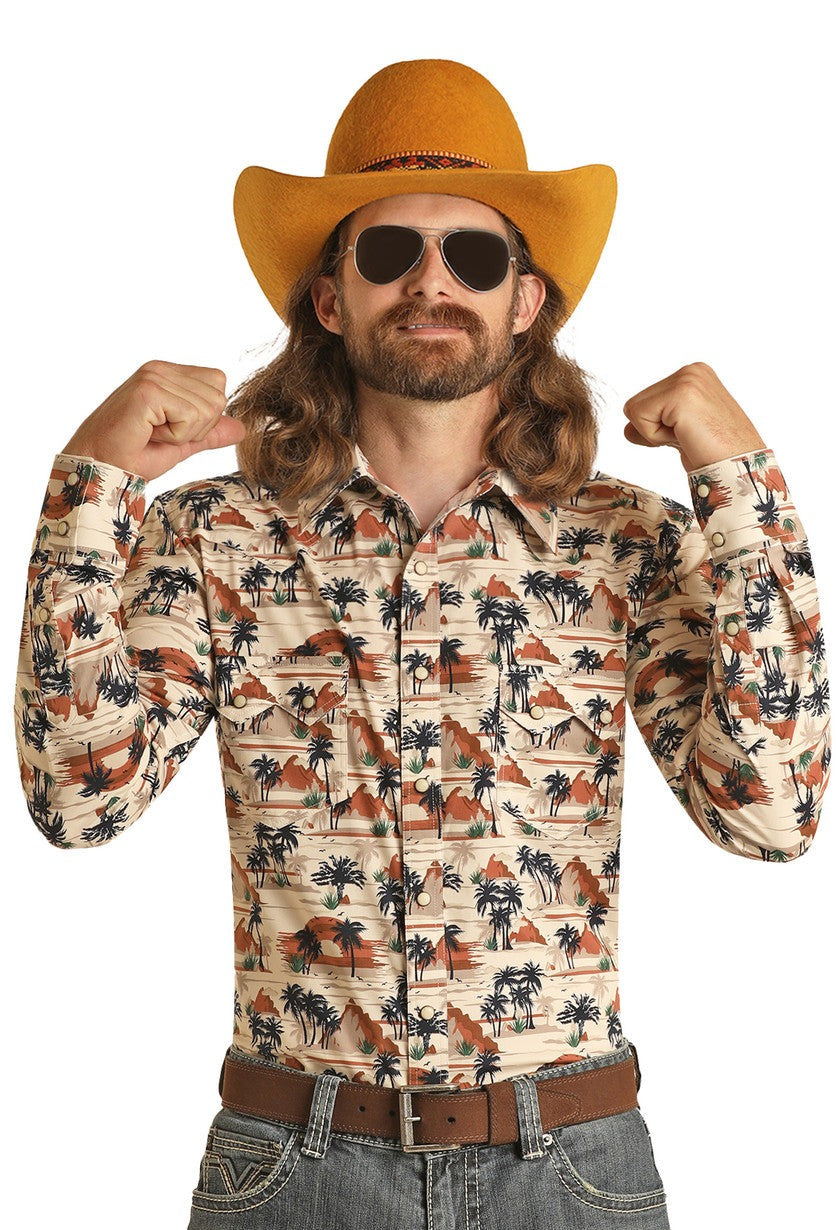 Dale Brisby Vacation Long Sleeve Snap Shirt