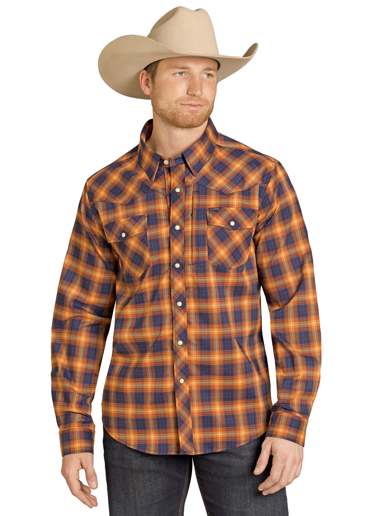 Orange Western Shirt