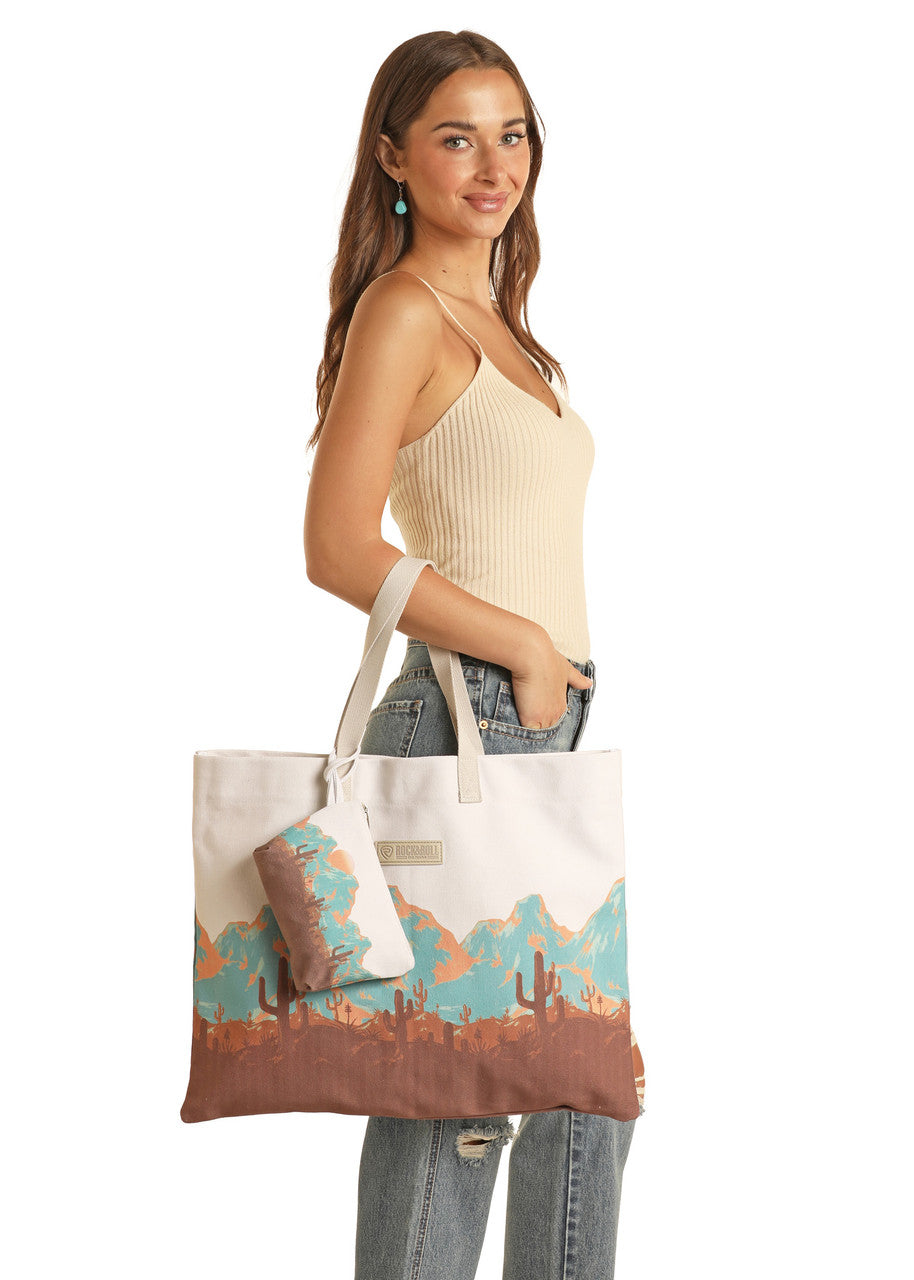 Desert Print Tote Bag