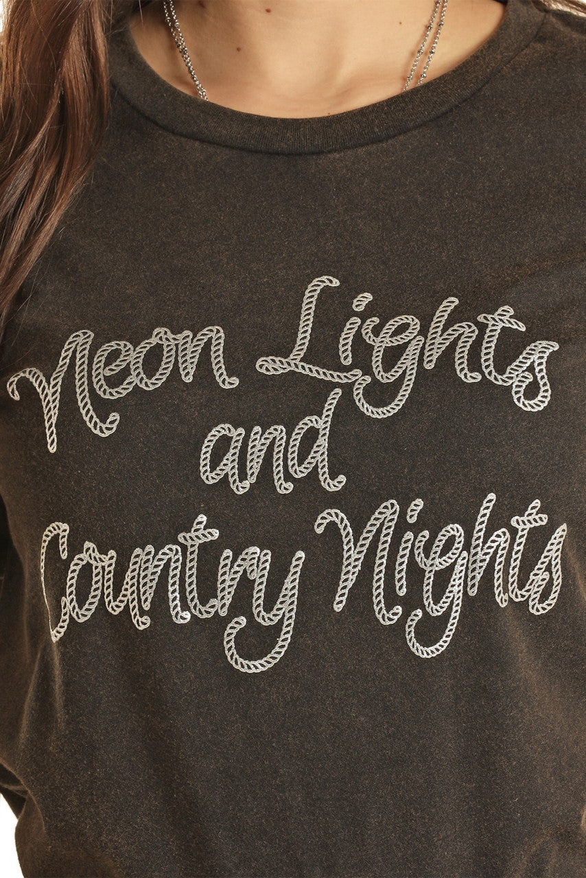 Neon Lights Metallic T-Shirt