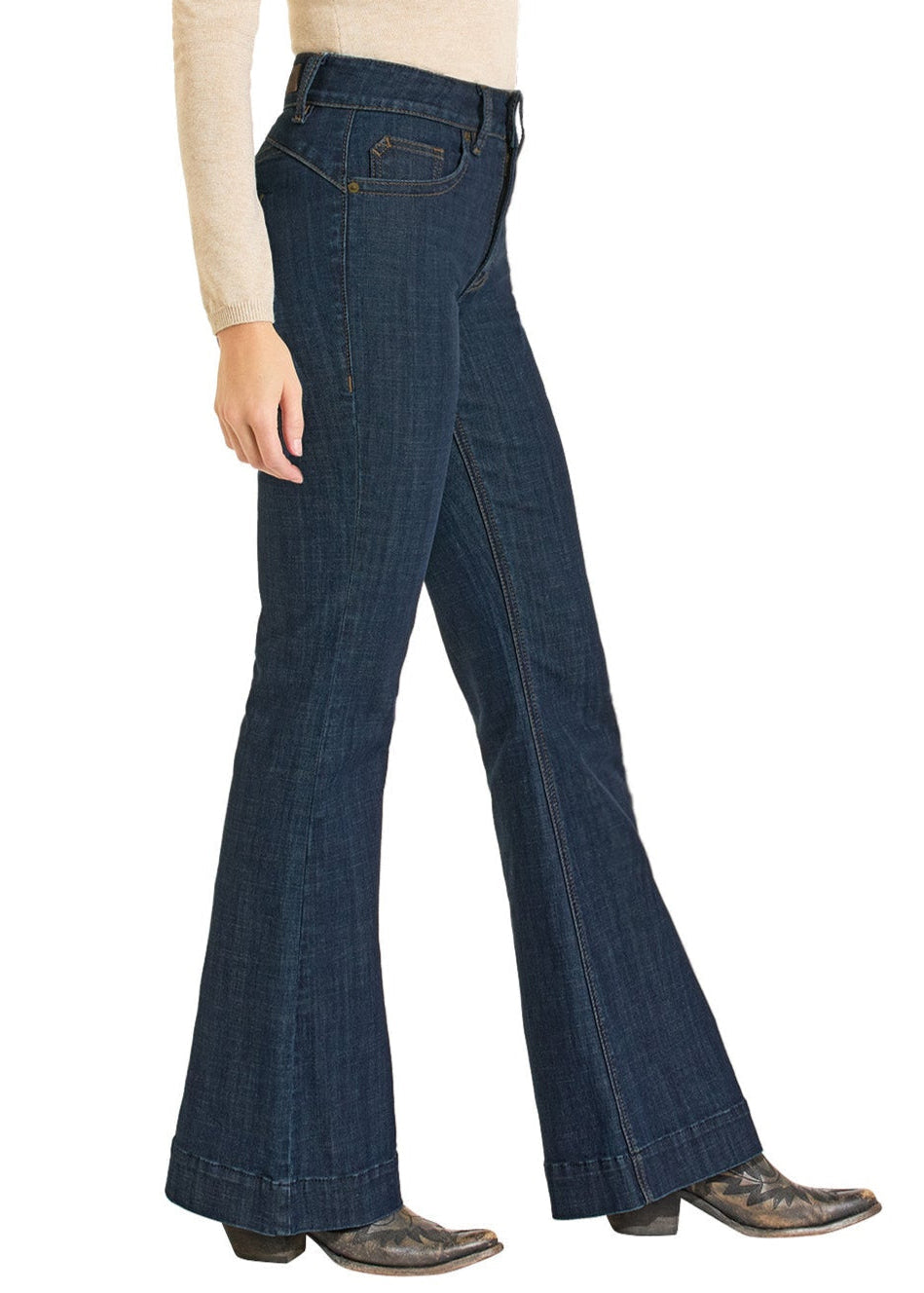 denim dress pants womens Women's FR Uniform made with 5oz. TecaSafe One Inherent Denim Navy (DN) Brooks Brothers X Engineered Garments