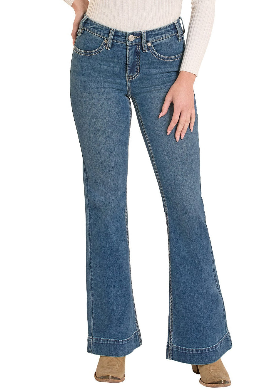 Women's Western Trouser Jeans | Rock & Roll Denim Women's Western Trouser Jeans | Rock & Roll Denim