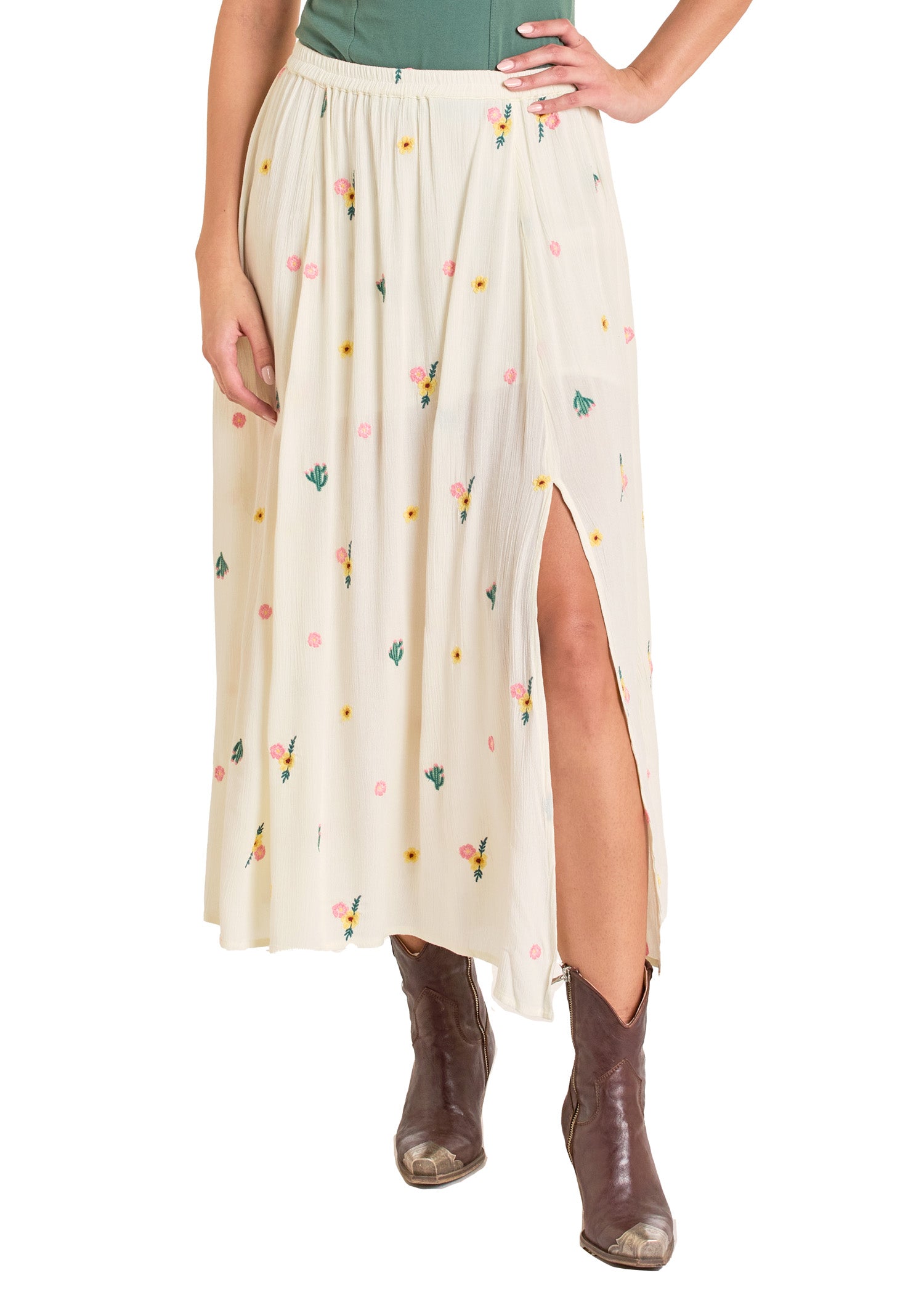 スカート Murral Ice flower embroidery skirt Murral Ice flower embroidery skirt