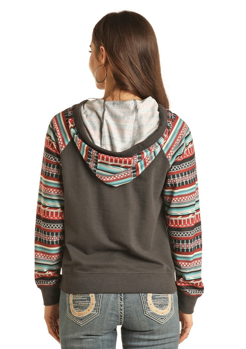 Aztec Sleeve Hoodie