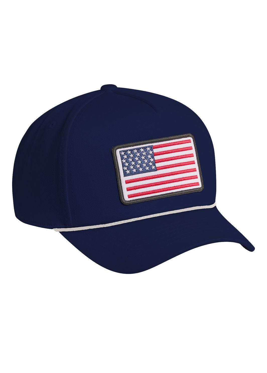 Navy Rock and Roll Flag Cap